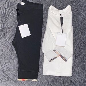 Burberry legging set (infant)